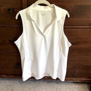 Athleta white polo size XL